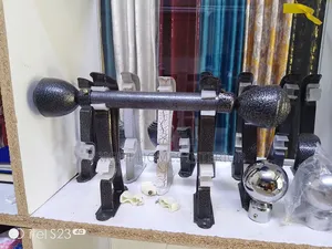 Silver Coated Jua Kali Curtain Rod Available