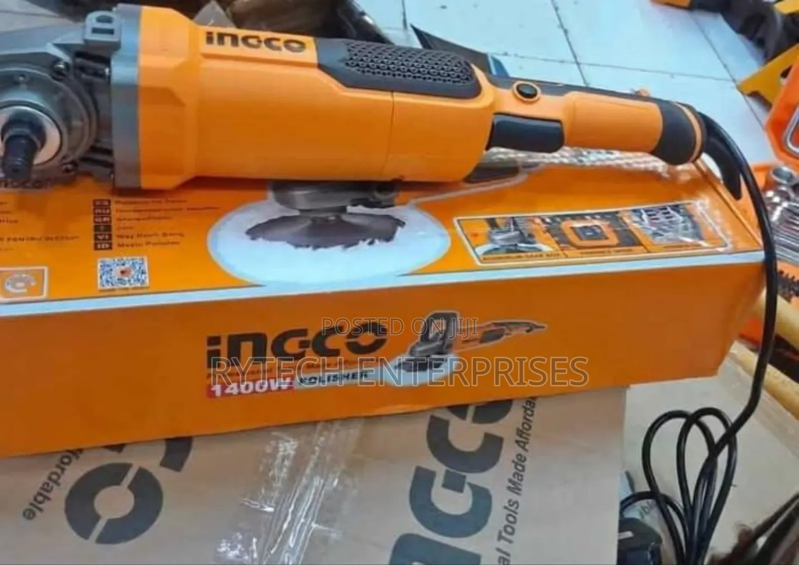 Ingco Electric Buffing Machine/Angle Polisher 1400w