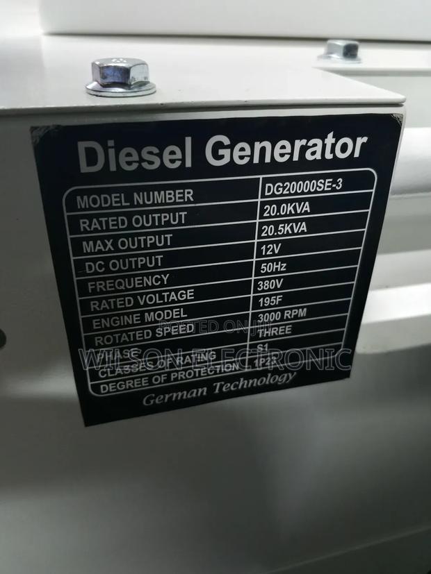 Pulsar Diesel Silent Generator. 20kva. - thumbnail 2
