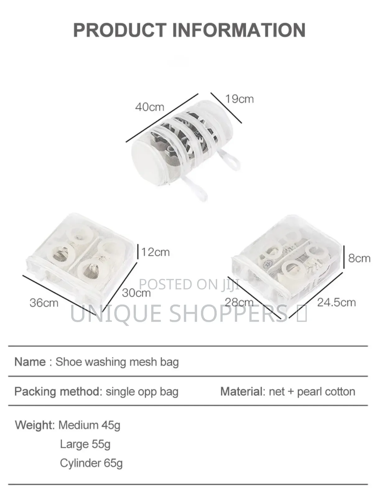 3 PCS Set Machine Shoe Washing Bags*
