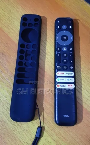 Original TCL V6b Tv Google Voice Remote Control With Silicone Case