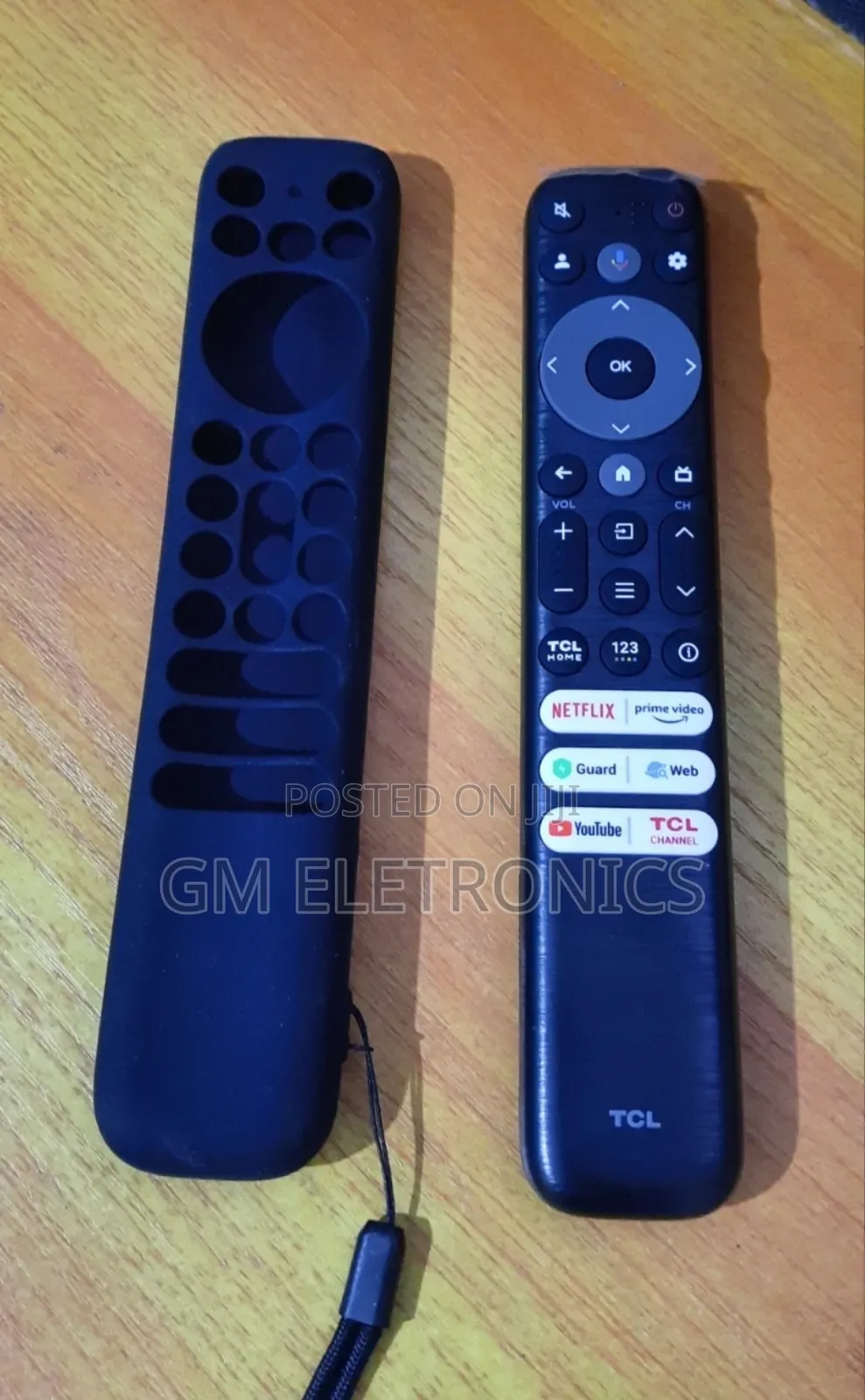 Original TCL V6b Tv Google Voice Remote Control With Silicone Case