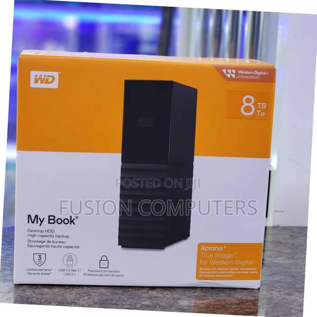 Wd My Book 8tb External Hard Drive - main view
