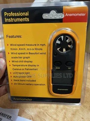 Anemometer Digital Hand Held For Weather Research