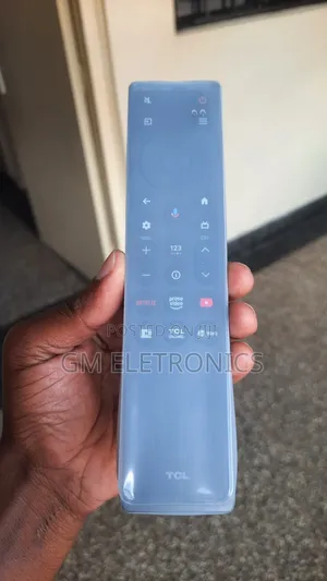 Original TCL V6c Google Tv Voice Remote With Silicone Case+ Batteries