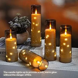 5pcs Flameless Led Candles With String Light* Kshs 4550