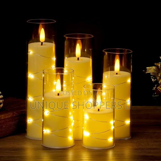5pcs Flameless Led Candles With String Light* Kshs 4550 - thumbnail 5