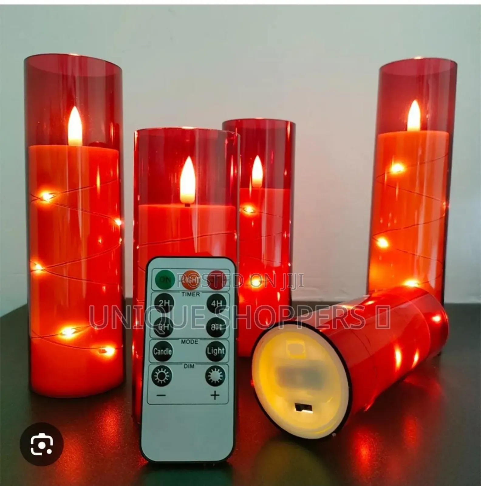Quality 5pcs Flameless Led Candles With String Light*