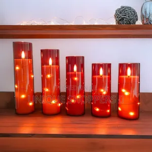 Quality 5pcs Flameless Led Candles With String Light*