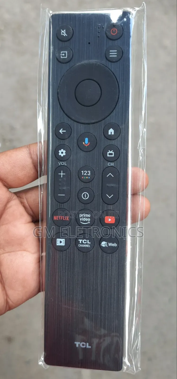 Original TCL V6c Google Voice Remote Control + Aaa Batteries.