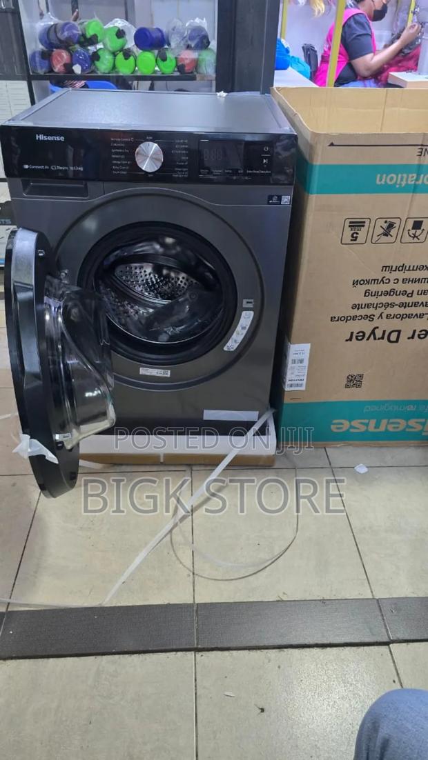 Hisense 8/5kg Wash and Dry Washing Machine Front Load - main view
