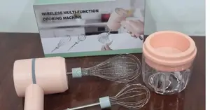 Wireless Multifunction Cooking Machine Whisk Chopper (250ml)