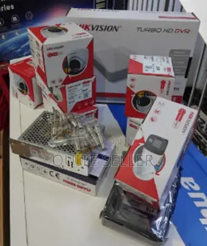 DVR 8 Channel CCTV 8pcs Camera Hikvision Kit 2mp Smarthybrid
