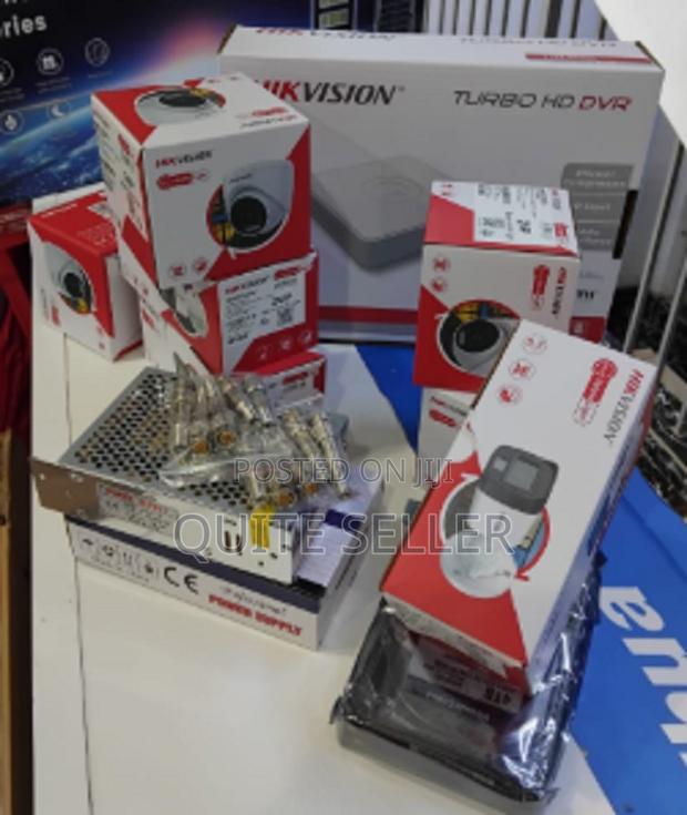 DVR 8 Channel CCTV 8pcs Camera Hikvision Kit 2mp Smarthybrid - main view