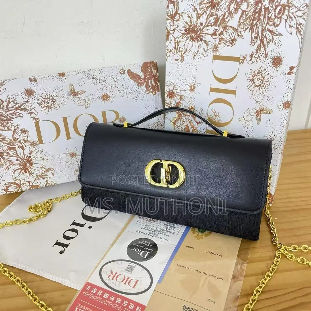 Boxed Dior 30 Montaigne Top Handle Pouch