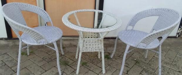 Outdoor Balcony Garden Set Table With 2 Chairs