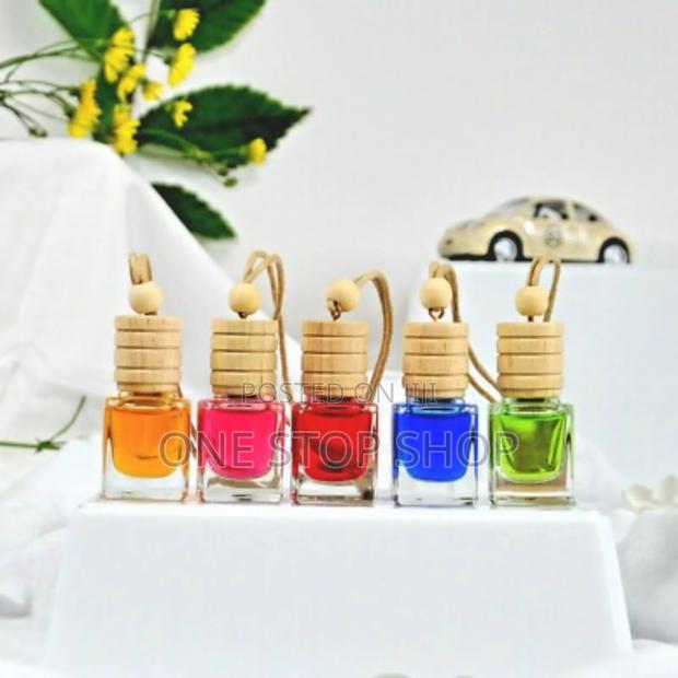 5in1 Refillable Glass Car Aromatherapy Diffuser Hanging Spray Bottle - main view
