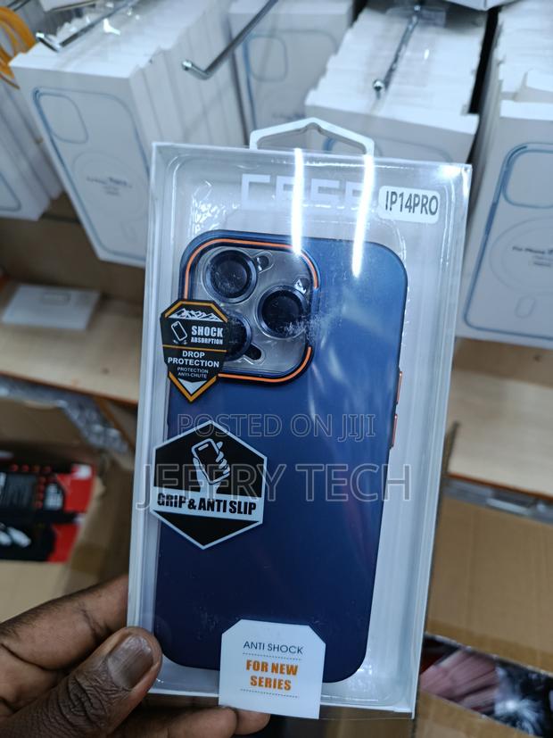 Mokose iPhone 14 Pro Case With Lense Protector and Camera Stand - main view