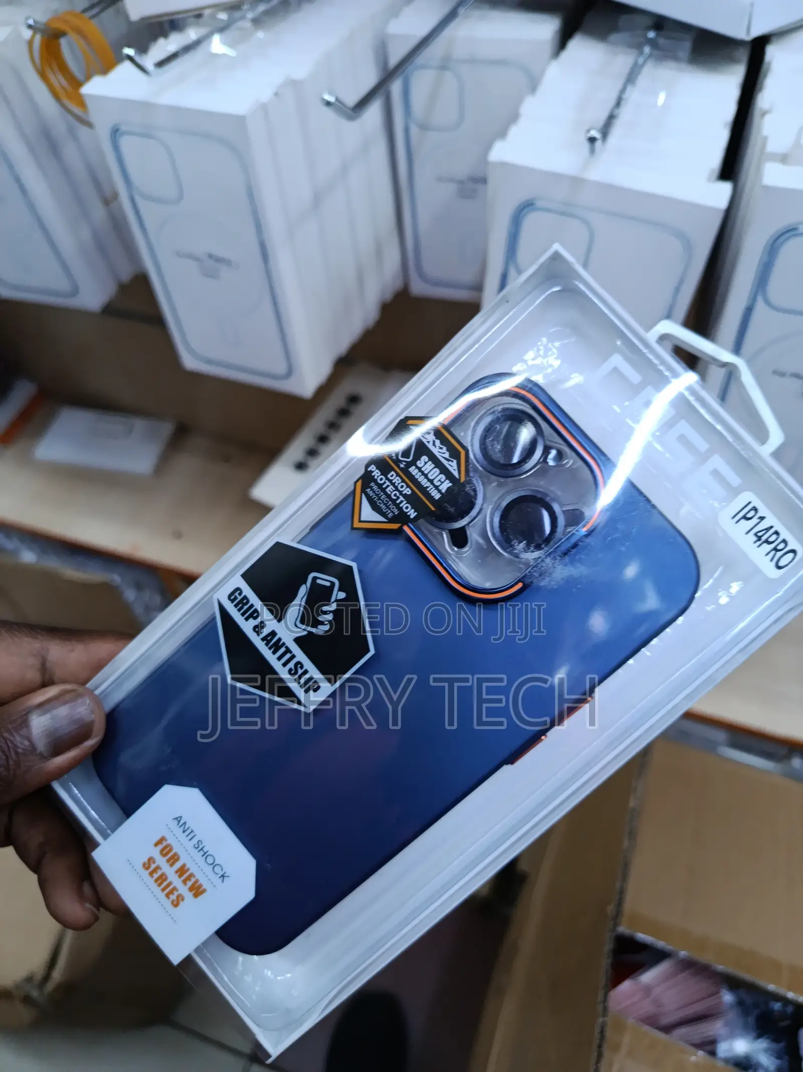 Mokose iPhone 14 Pro Case With Lense Protector and Camera Stand