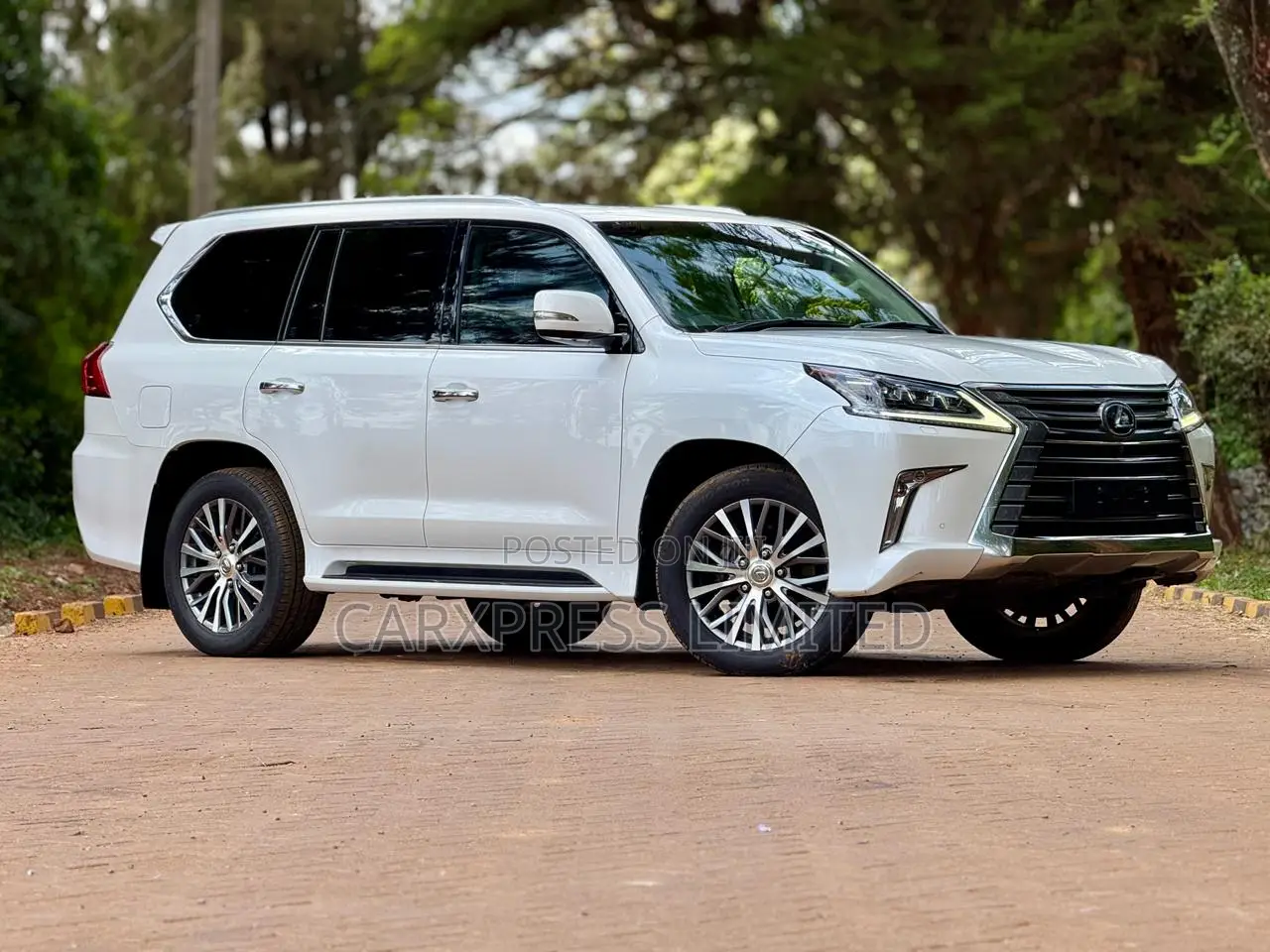 Lexus LX 450d AWD 2017 White