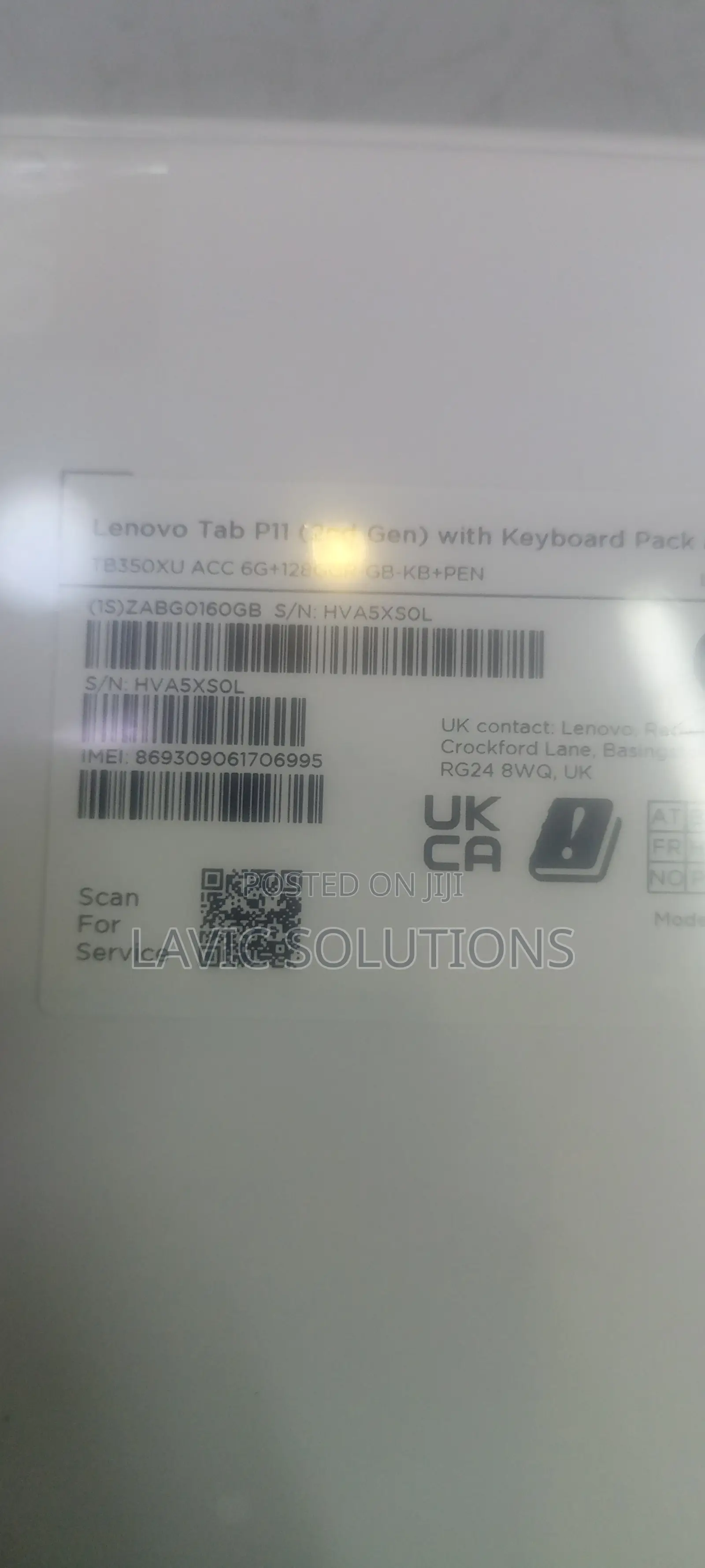 New Lenovo Tab P11 64 GB Gray