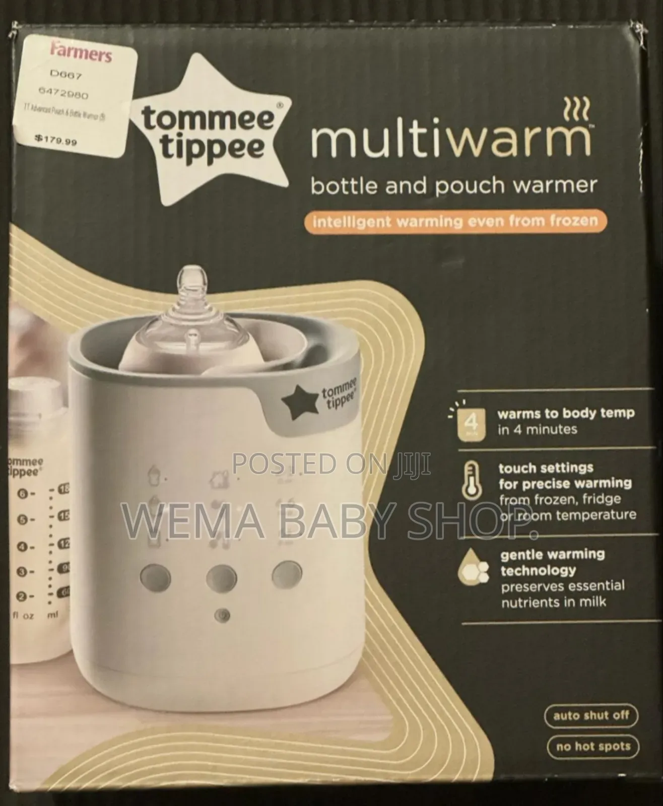 Tommee Tippee Electric Multiwarm Bottle and Pouch Warmer
