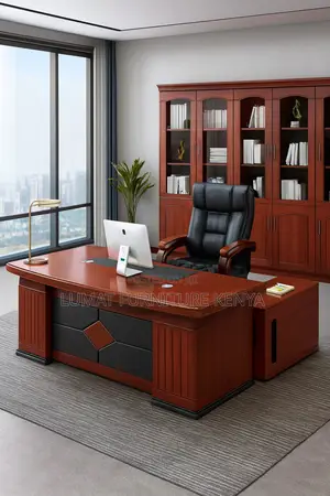 1.8m Executive Mahogany Office Table