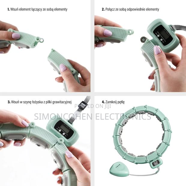Adjustable Weighted Hula Hoop With A Timer - thumbnail 2