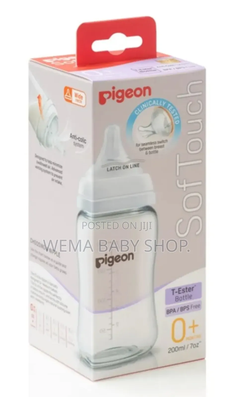 Pigeon Softouch Pp (Polypropylene) Baby Feeding Bottles