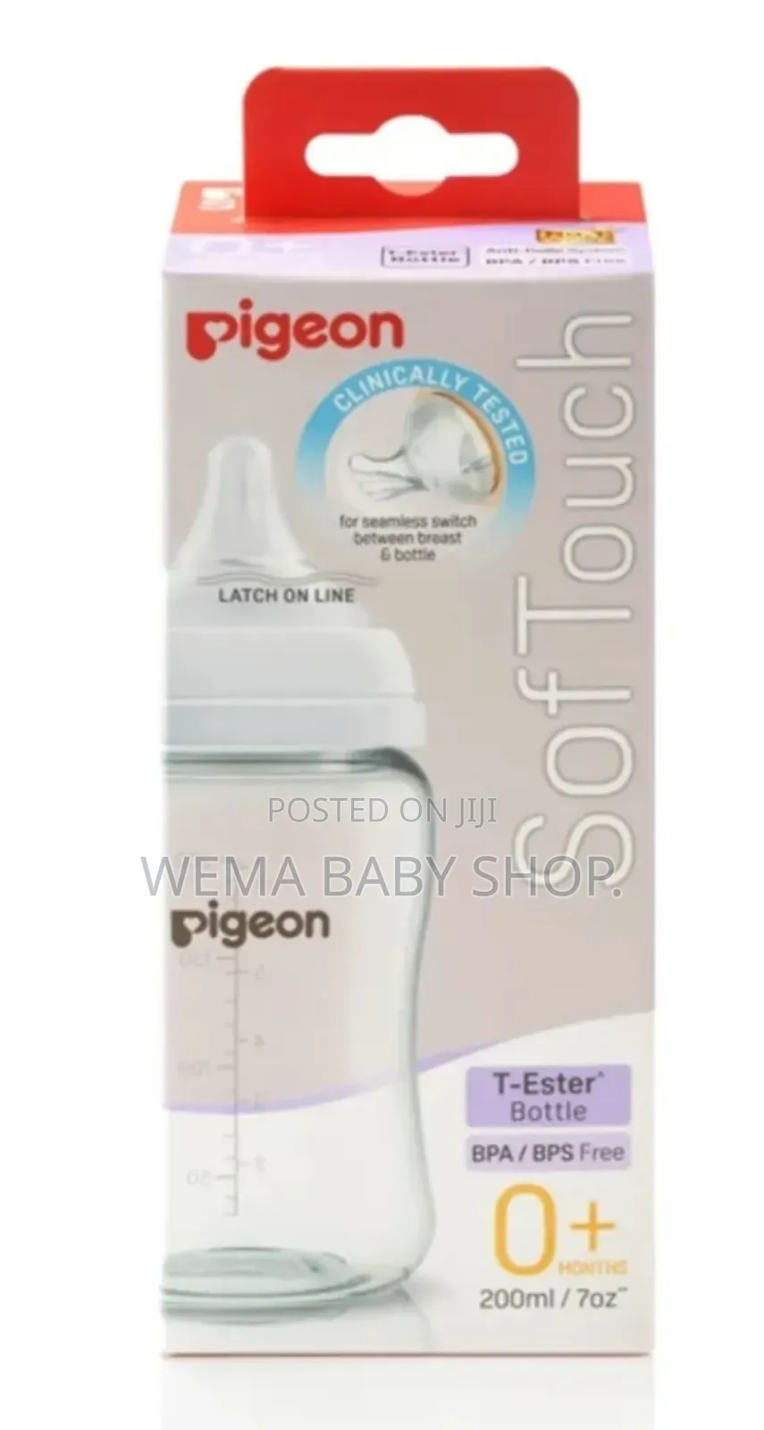 Pigeon Softouch Pp (Polypropylene) Baby Feeding Bottles
