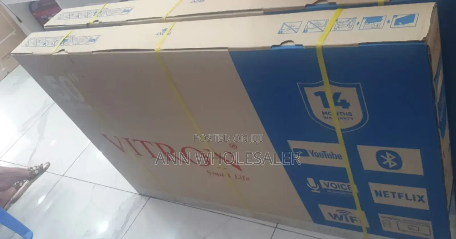 Vitron 50 Inches New Model Smart Android Tv