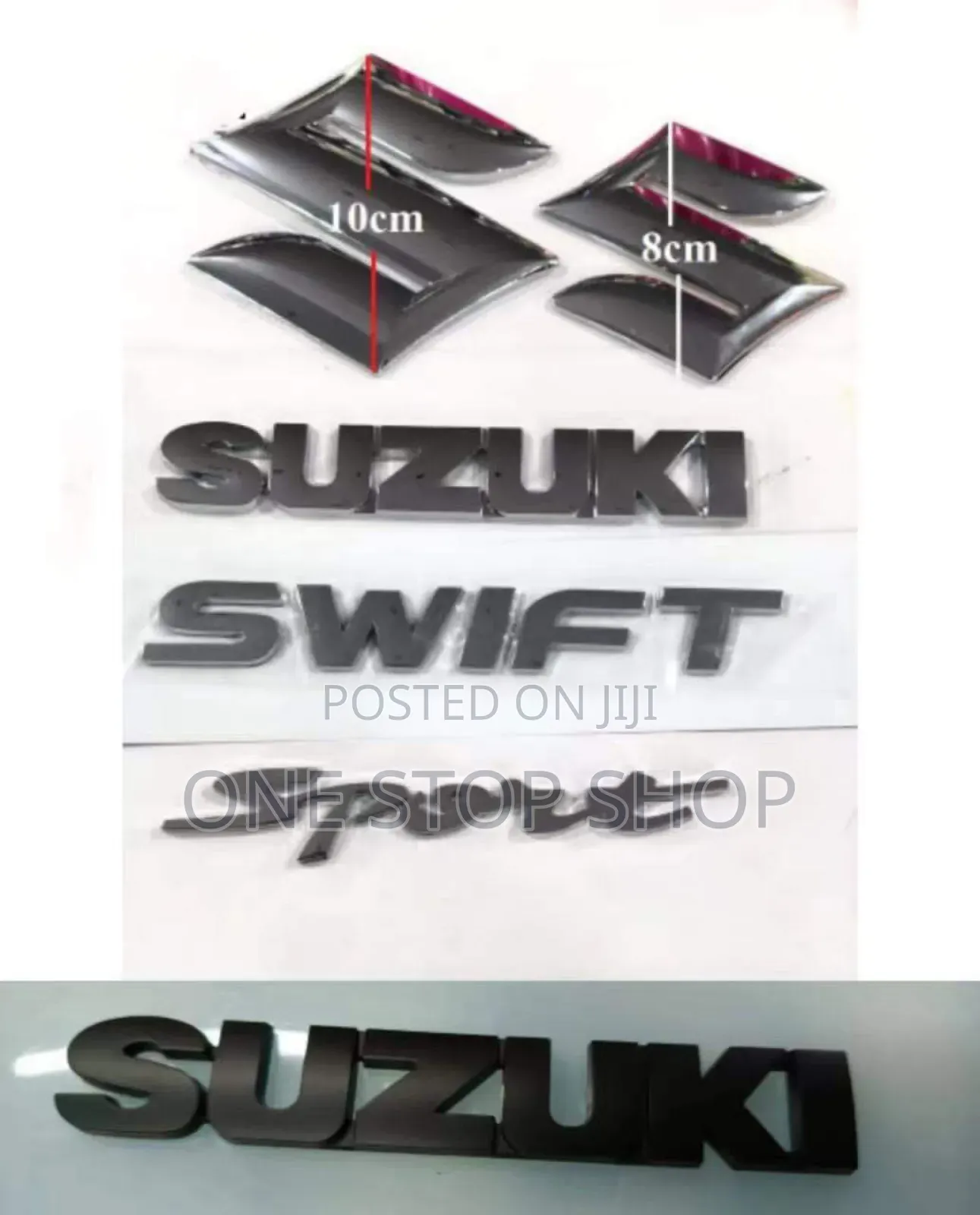 Suzuki, Swift, Sport, S Chrome Badges