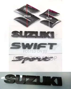 Suzuki, Swift, Sport, S Chrome Badges