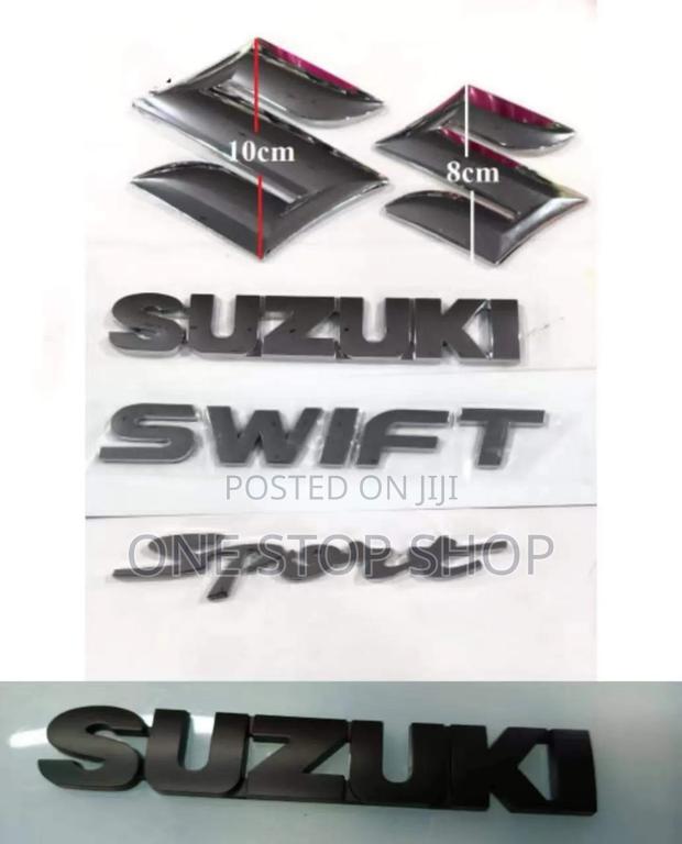 Suzuki, Swift, Sport, S Chrome Badges