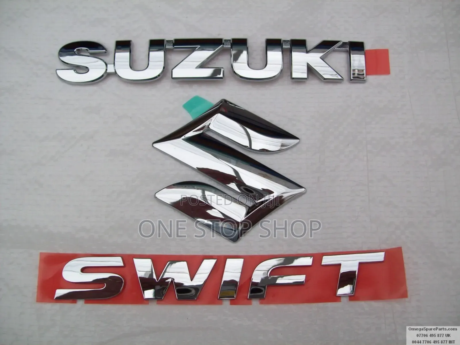 Suzuki, Swift, S Letter Logo for Rear Trunk