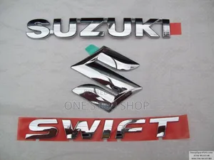 Suzuki, Swift, S Letter Logo for Rear Trunk