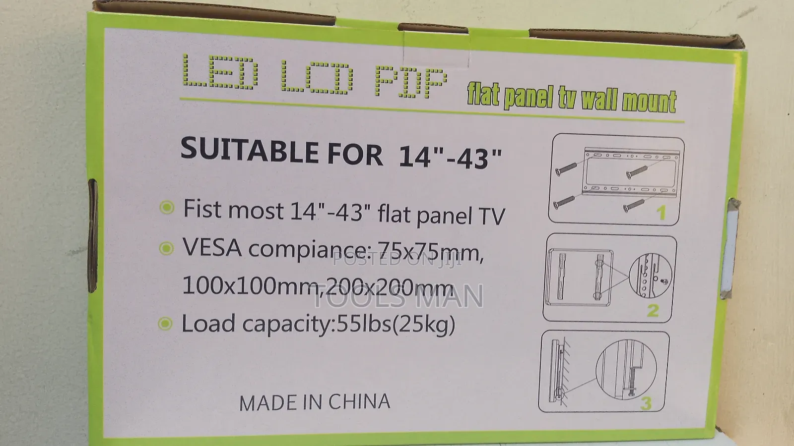 Flat Panel Tv Wall Mount 15-43inch
