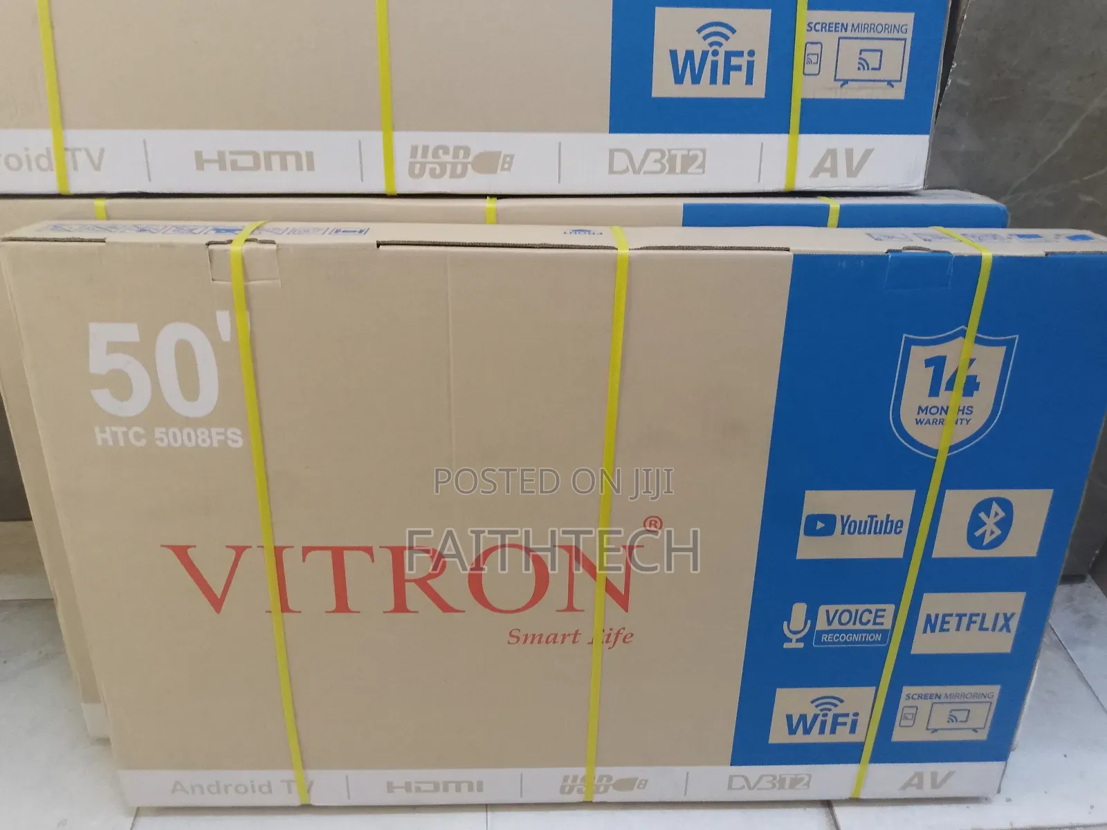 Vitron 50 Inches New Model Smart Android Tv