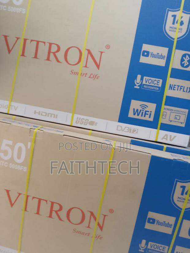 Vitron 50 Inches New Model Smart Android Tv - thumbnail 4
