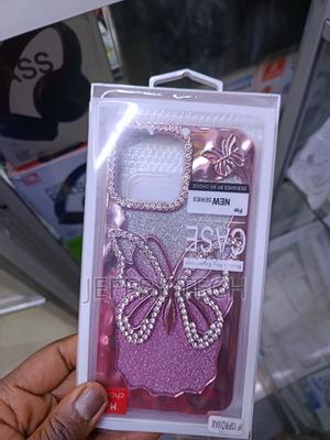 Misque iPhone 13 Pro Max Luxury Glitter Butterfly Case Shinny Bling - thumbnail 2