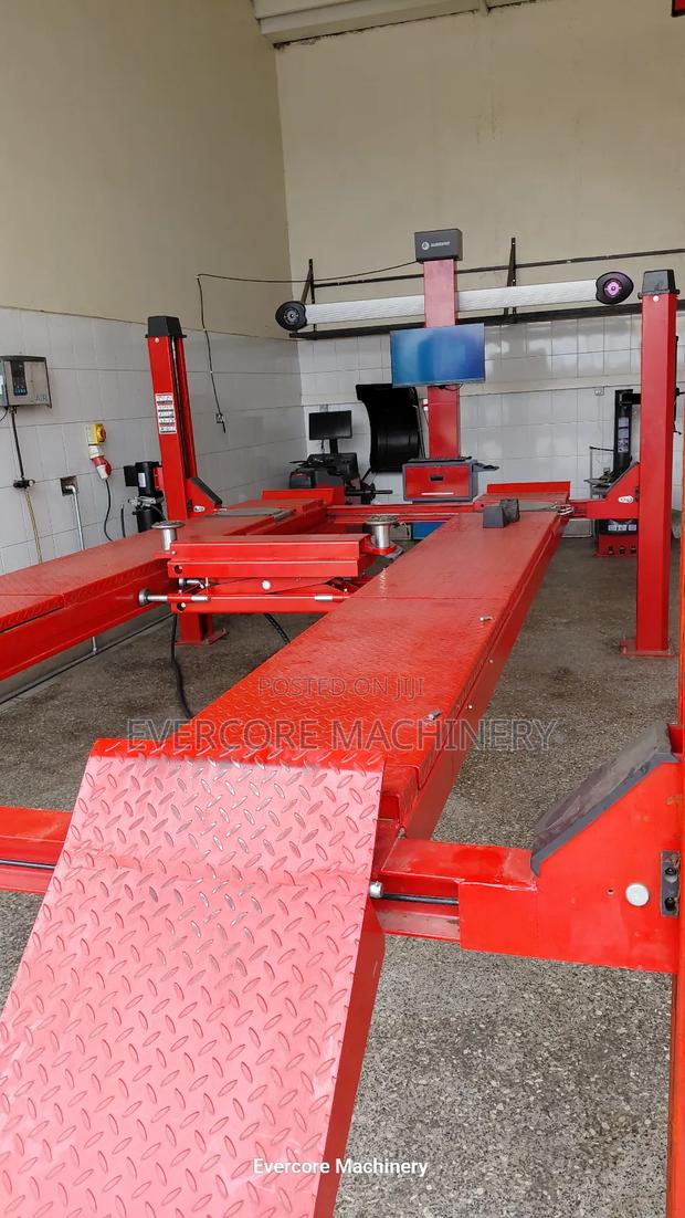 Computerized Wheel Alignment System With 4 Tone Four Post Car Lift . - thumbnail 4