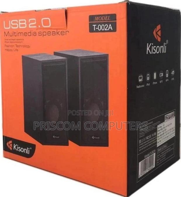 T-002a Kisonli Portable Multimedia Speaker for Laptop / Desktop