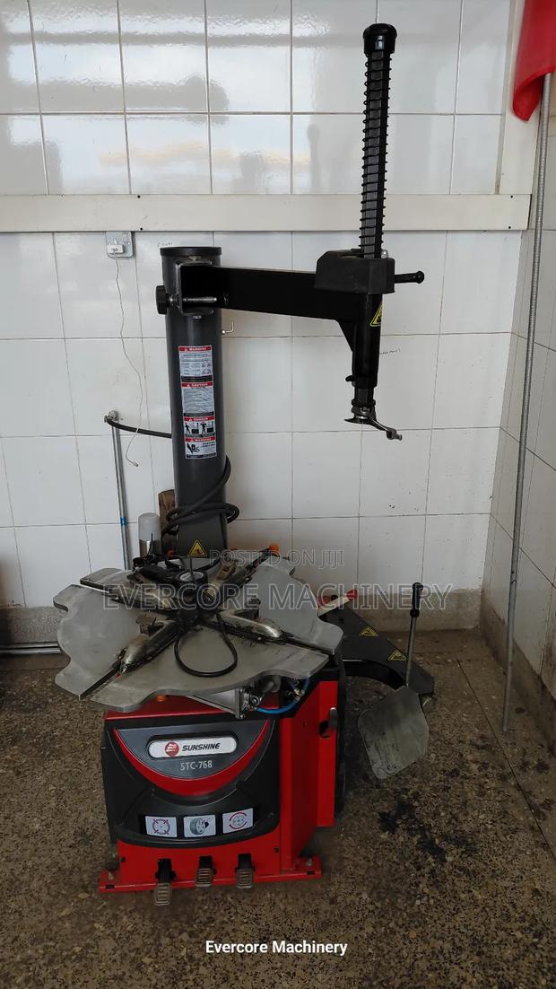 Commercial Electric Tyre Changer Machine Both Single or Three Phase. - main view