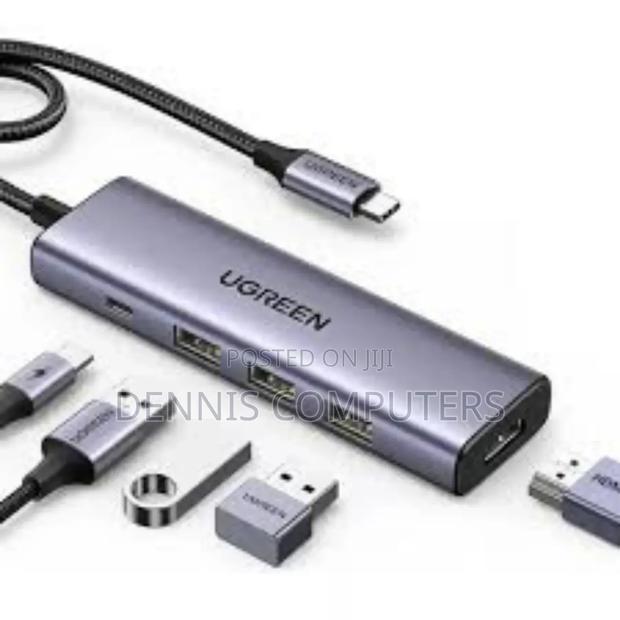 Ugreen Usb-a 3.0 Rj45 Gigabit Ethernet + Usb-a (3 Ports) -Cm475