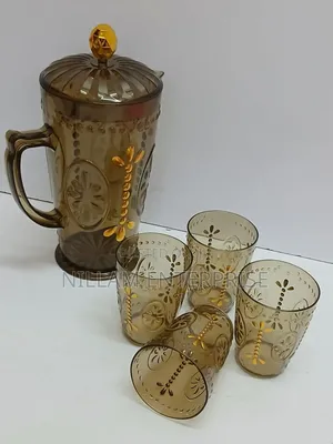 Acrylic Jug +Cup Set