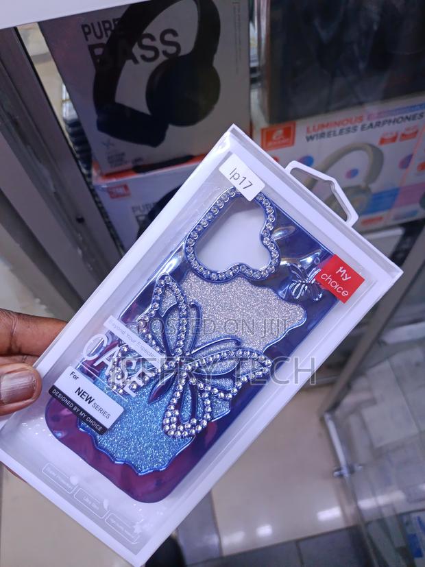 Vonzee Glitter Butterfly iPhone 17 Cute Bling Sparkle Luxury Case - thumbnail 2