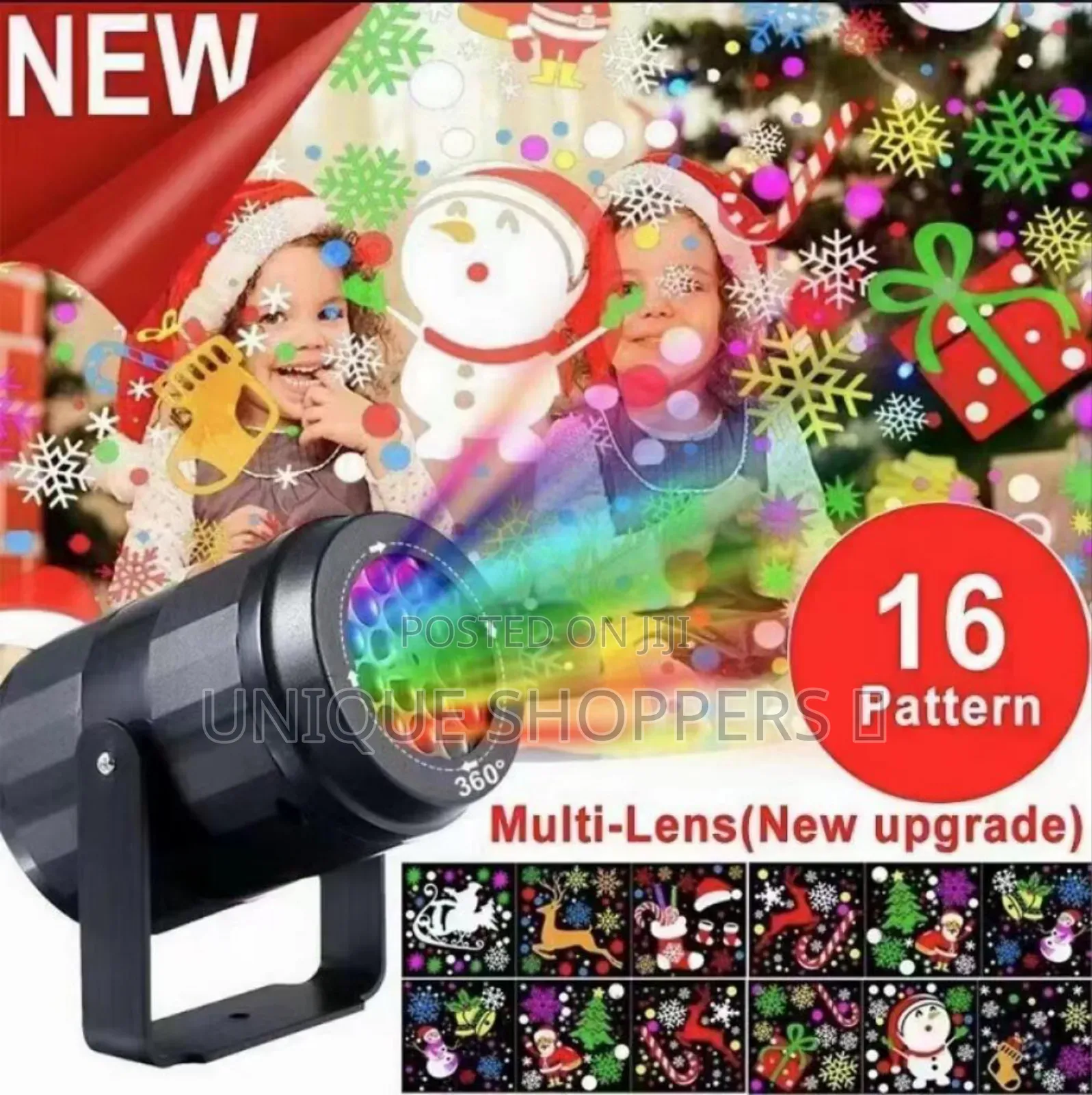 Led Christmas Projection Light Lamp*