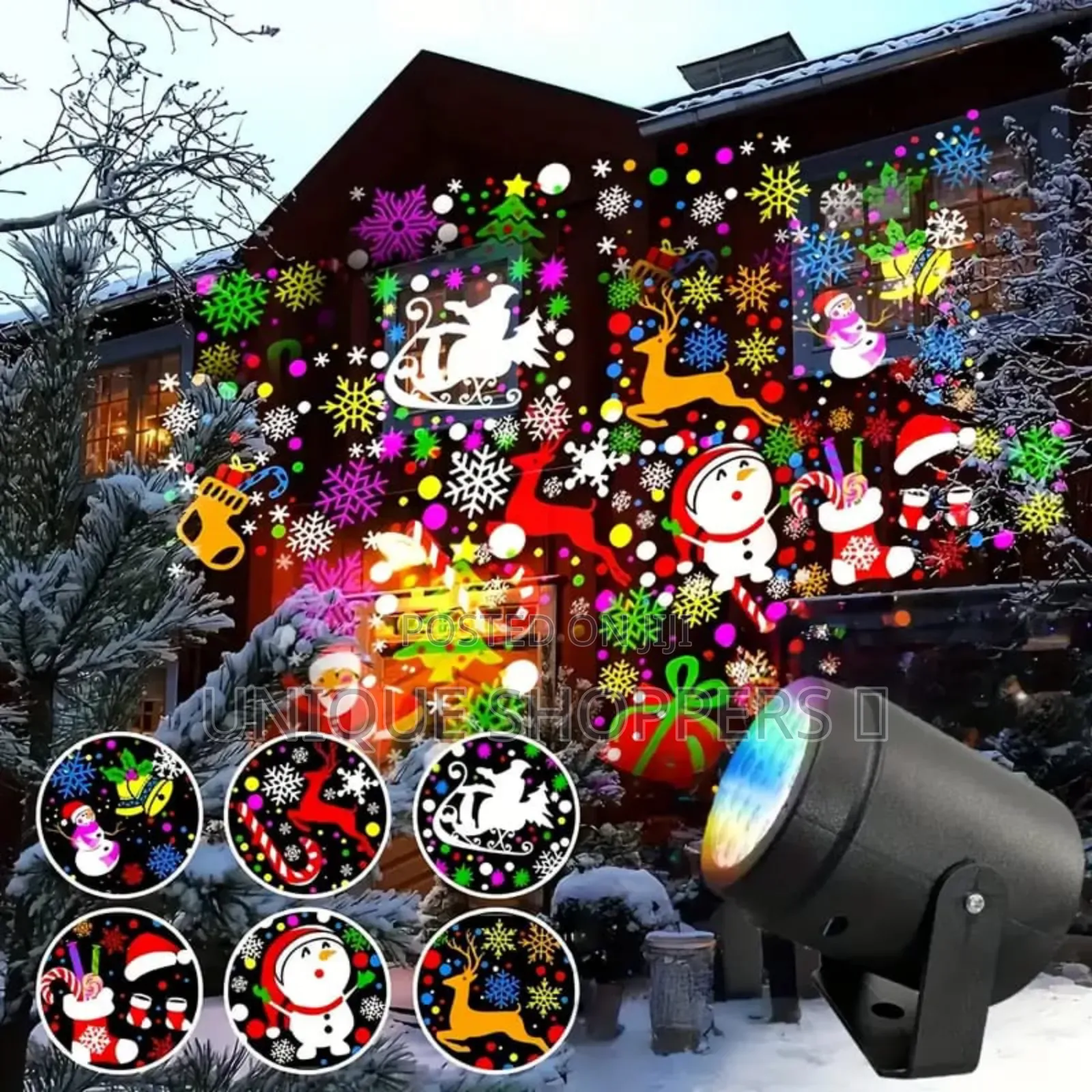 Led Christmas Projection Light Lamp*