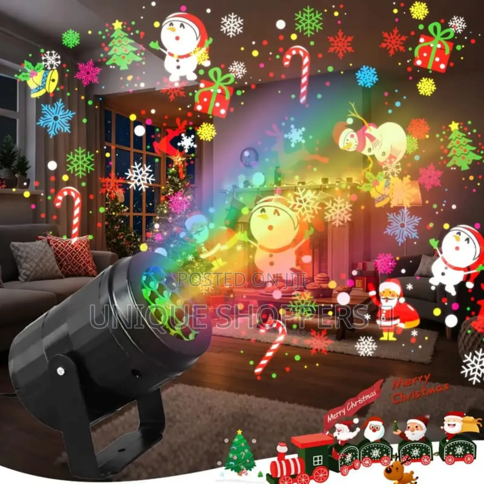 Led Christmas Projection Light Lamp*