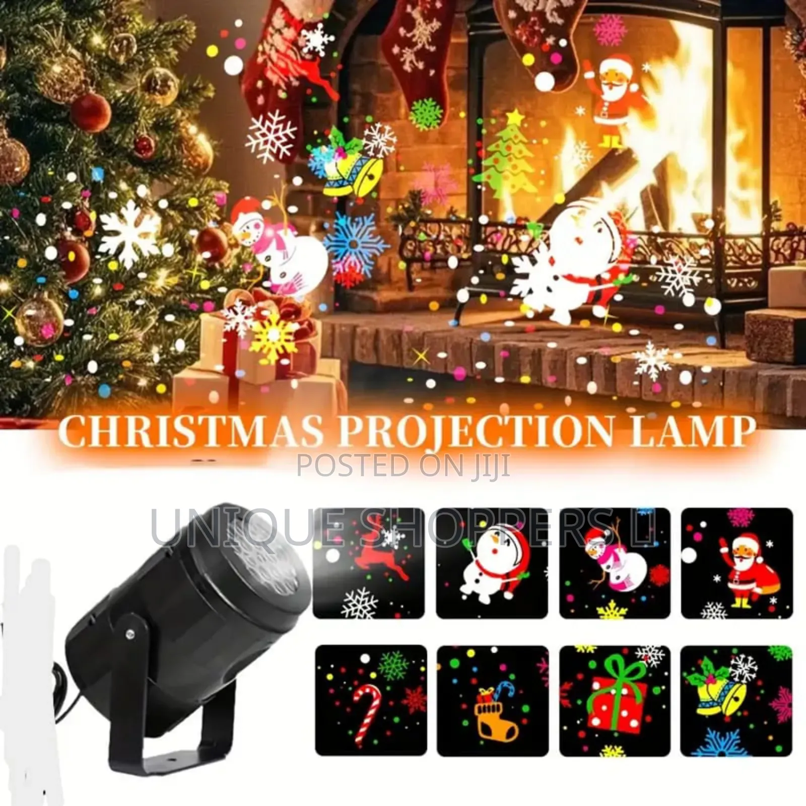 Led Christmas Projection Light Lamp*